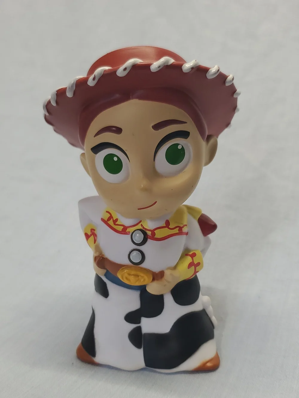 Disney Cowgirl Figure with Red Hat and Green Eyes
